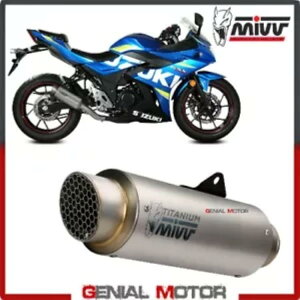 Mivv rC}t[ GP PRO `^ kat XYL GSX 250 R 2017 - 2019 Mivv Exhaust Muffler GP PRO Titanium kat for SUZUKI GSX 250 R 2017 - 2019