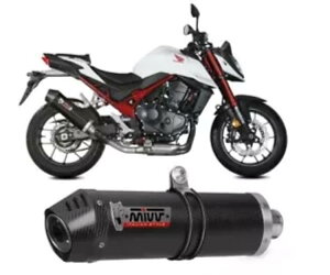 GL][Xg}t[ Mivv OVAL J[{ J[{Lbvt z_ CB750 z[lbg 2023 Exhaust Muffler Mivv OVAL Carbon With Carbon Cap HONDA CB750 HORNET 2023