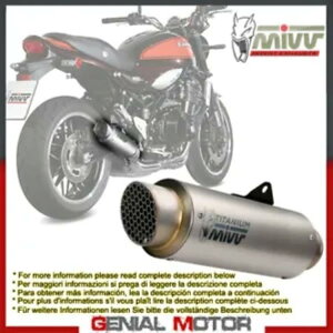 Mivv rC}t[ GP Pro `^ KAWASAKI Z 900 RS 2018 - 2019 p Mivv Exhaust Muffler Gp Pro Titanium for KAWASAKI Z 900 RS 2018 - 2019