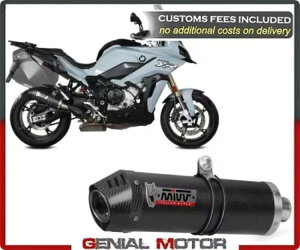 �r�C�^�[�~�i�� MIVV �I�[�o�� �J�[�{���L���b�v�t�� BMW S 1000 XR 2020 - 2022�p Exhaust terminal MIVV OVAL WITH CARBON CAP for BMW S 1000 XR 2020 - 2022 �y���s�A���i�z