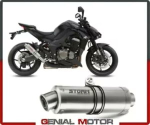 Mivv }t[ GP X`[GL][XgXg[ JTL Z 1000 2014 - 2016 Exhaust Storm by Mivv Mufflers Gp Steel for Kawasaki Z 1000 2014 - 2016