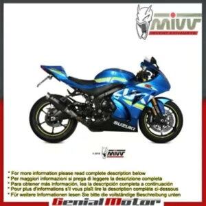 Mivv rC}t[ GP PRO J[{t@Co[ XYL GSX-R 1000 2017 - 2018p Mivv Exhaust Muffler GP PRO Carbon Fiber for Suzuki Gsx-R 1000 2017 - 2018