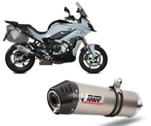 �G�L�]�[�X�g�T�C�����T�[ MIVV �I�[�o�� �`�^��+�J�[�{���L���b�v�t BMW S 1000 XR 2020 - 2023 Exhaust Silencer MIVV OVAL Titanium+WITH CARBON CAP BMW S 1000 XR 2020 - 2023 �y���s�A���i�z