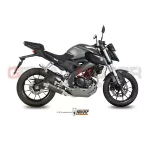 Mivv �R���v���[�g�G�L�]�[�X�g GP �J�[�{���t�@�C�o�[ ���}�n Mt-125 2015 - 2019 �p Mivv Complete Exhaust GP Carbon Fiber for Yamaha Mt-125 2015 - 2019 �y���s�A���i�z
