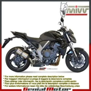 Mivv rC}t[ Suono XeX| z_ Cb 1000 R 2008 - 2016p Mivv Exhaust Muffler Suono Stainless Steel for Honda Cb 1000 R 2008 - 2016