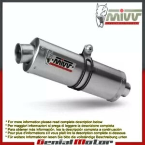 Mivv �R���v���[�g�G�L�]�[�X�g �I�[�o�� �X�e�����X�X�`�[�� ���}�n T-Max 500 2001 - 2007�p Mivv Complete Exhaust Oval Stainless Steel for Yamaha T-Max 500 2001 - 2007 �y���s�A���i�z