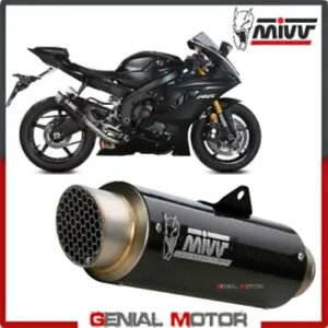 Mivv rC}t[ GP PRO J[{ nCJbg }n YZF 600 R6 2017 - 2019p Mivv Exhaust Muffler GP PRO Carbon High kat for YAMAHA YZF 600 R6 2017 - 2019