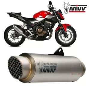 Mivv rC}t[ GP PRO `^ kat z_ CB 500 F 2019 - 2023 Mivv Exhaust Muffler GP PRO Titanium kat for HONDA CB 500 F 2019 - 2023