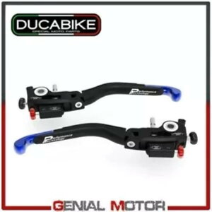Leve �u���[�L �N���b�` �_�u�� Adj �u���[ Ducabike Ducati Multistrada 1200 END 2016-2018 Leve Brake Clutch Double Adj BLue Ducabike Ducati Multistrada 1200 END 2016-2018 �y���s�A���i�z