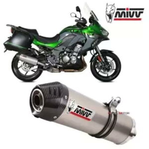 Mivv GL][Xg I[o `^ J[{ Lbv Jbg KAWASAKI VERSYS 1000 2019 - 2023 Mivv Exhaust Oval Titanium Carbon Cap kat KAWASAKI VERSYS 1000 2019 - 2023