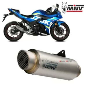 Mivv rC}t[ GP PRO `^ kat XYL GSX 250 R 2017 - 2020 Mivv Exhaust Muffler GP PRO Titanium kat for SUZUKI GSX 250 R 2017 - 2020
