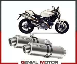�r�C�X�g�[�� by Mivv �}�t���[ GP �X�`�[�� for Ducati Monster 696 2008 - 2014 Exhaust Storm by Mivv Mufflers Gp Steel for Ducati Monster 696 2008 - 2014 �y���s�A���i�z