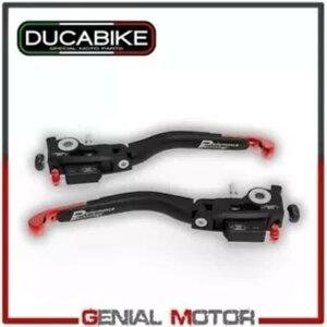 �u���[�L���o�[�y�A + �N���b�` 2 �������b�h Ducabike Ducati DIAVEL 1260 2019 Brake Lever Pair + Clutch 2 Adjustments Red Ducabike Ducati DIAVEL 1260 2019 �y���s�A���i�z