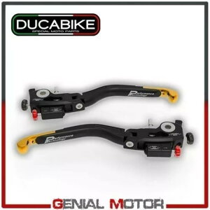 �u���[�L���o�[ �y�A �N���b�` 2 �A�W���X�g �S�[���h Ducabike Ducati Hypermotard 950 / SP 2019 Brake Lever Pair Clutch 2 Adjust Gold Ducabike Ducati Hypermotard 950 / SP 2019 �y���s�A���i�z