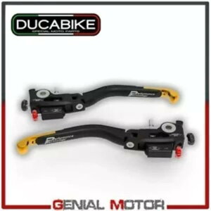 u[Lo[ yA Nb` 2  S[h Ducabike Ducati Monster S4R 2007 - 2008 Brake Lever Pair Clutch 2 Adjust Gold Ducabike Ducati Monster S4R 2007 - 2008