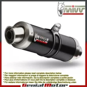Mivv rC}t[ GP ubN XeXX`[ z_ Cbr 1000 Rr 2008 - 2013p Mivv Exhaust Muffler GP Black Stainless Steel for Honda Cbr 1000 Rr 2008 - 2013