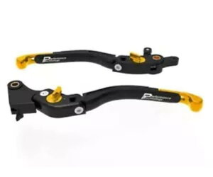 �u���[�L/�N���b�`���o�[ �����\ Eco GP 2 Schw �S�[���h DBK BMW F900 XR 2019 2024- Brake / clutch lever adjustable Eco GP 2 Schw gold DBK BMW F900 XR 2019 2024- �y���s�A���i�z