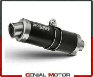 Mivv GP �u���b�N �X�Y�L GSXS 125 2017 2019 �ɂ��G�}�t���V�X�e�� �G�L�]�[�X�g �X�g�[�� Catalyzed Full System Exhaust Storm by Mivv Gp Black Suzuki Gsxs 125 2017 2019 �y���s�A���i�z