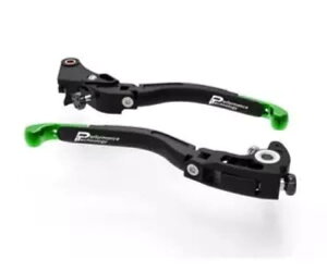�����\�ȃu���[�L + �N���b�`���o�[ �u���b�N �O���[�� DBK BMW S1000RR 2019 2024- Adjustable brake + clutch lever black green DBK for BMW S1000RR 2019 2024- �y���s�A���i�z