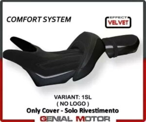 シートサドルカバー オデッサ ベルベットコム シルバー(SL)T.I.ヤマハ V-MAX 1700 2008-2017 Seat saddle cover Odessa Velvet Com Silver(SL)T.I. YAMAHA V-MAX 1700 2008-2017