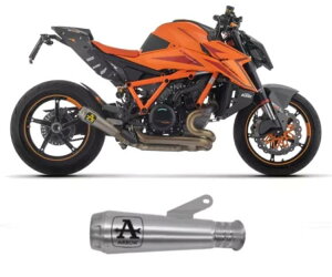 A[ ProRace jN GL][Xg }t[ X`[ Gh Lbv KTM 1390 SUPERDUKE R 2024 Arrow ProRace Nichrom Exhaust Muffler steel end cap KTM 1390 SUPERDUKE R 2024