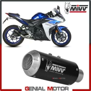 Mivv Rv[gGL][Xg tVXe Inox ubN }n YZF R25 2015 2023p Mivv Complete Exhaust Full system Inox black for YAMAHA YZF R25 2015 2023