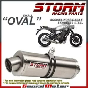 tVXe Xg[ by Mivv }t[ I[o X`[ Rv[g }n XSR 700 2018 18 Full System Storm by Mivv Muffler Oval Steel Complete Yamaha Xsr 700 2018 18