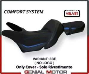 シートサドルカバー オデッサ ベルベットコム ブルー(BE)T.I.ヤマハ V-MAX 1700 2008-2017 Seat saddle cover Odessa Velvet Com Blue(BE)T.I. YAMAHA V-MAX 1700 2008-2017