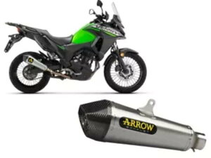 GL][Xg}t[ Arrow X-Kone jN / J[{ KAWASAKI VERSYS-X 300 2017 2020 Exhaust Muffler Arrow X-Kone Nichrom / Carbon KAWASAKI VERSYS-X 300 2017 2020