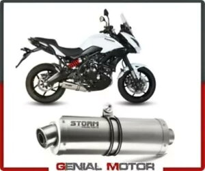 tVXe Xg[ by Mivv }t[ I[o X`[ JTL FVX 650 2015 - 2016p Full System Storm by Mivv Muffler Oval Steel for Kawasaki Versys 650 2015 - 2016