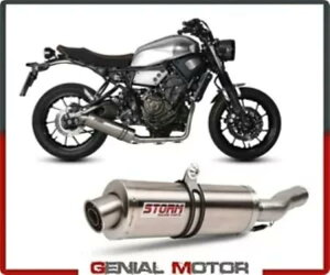 tVXe Xg[ by Mivv }t[ I[o X`[ Rv[g }n XSR 700 2016 - 2018 Full System Storm by Mivv Muffler Oval Steel Complete Yamaha Xsr 700 2016 - 2018
