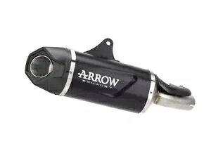 GL][Xg}t[ Arrow Indy-Race EVO A~ _[NJ[{ }n el 700 2021 2024 Exhaust Muffler Arrow Indy-Race EVO Alum Dark Carbon YAMAHA TENERE 700 2021 2024