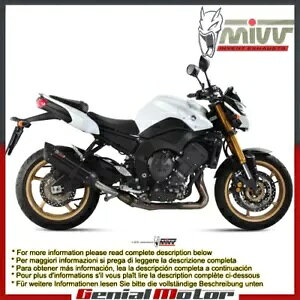 Mivv rC}t[ Suono ubN XeXX`[ }n Fz8 Fazer 8 2010 - 2016 Mivv Exhaust Muffler Suono Black Stainless Steel Yamaha Fz8 Fazer 8 2010 - 2016