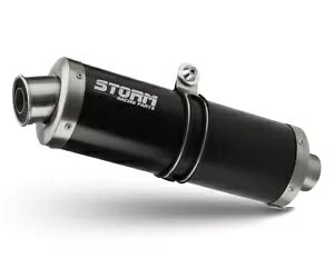 Exhaust Storm by Mivv }t[ I[o Nero X`[ z_ CBR 1100 Xx 1997 - 2006p Exhaust Storm by Mivv Mufflers Oval Nero Steel for Honda Cbr 1100 Xx 1997 - 2006