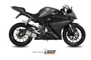 Mivv �R���v���[�g�G�L�]�[�X�g Suono �X�e�����X�X�`�[�� ���}�n Yzf R125 2014 - 2018 �p Mivv Complete Exhaust Suono Stainless Steel for Yamaha Yzf R125 2014 - 2018 �y���s�A���i�z
