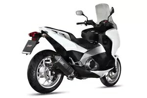 Mivv �r�C�}�t���[ �X�s�[�h�G�b�W �u���b�N�X�`�[�� �z���_ �C���e�O�� 700 2012 - 2013�p Mivv Exhaust Muffler Speed Edge Black Steel for Honda Integra 700 2012 - 2013 �y���s�A���i�z