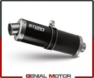 Exhaust Storm by Mivv }t[ I[o Nero X`[ z_ CBR 1100 Xx 1997 - 2006p Exhaust Storm by Mivv Mufflers Oval Nero Steel for Honda Cbr 1100 Xx 1997 - 2006