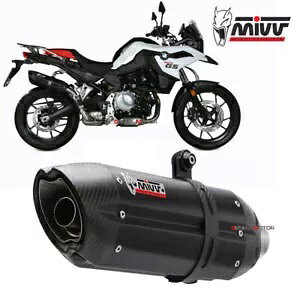 Mivv ���F�G�L�]�[�X�g�}�t���[ Suono �u���b�N �X�`�[�� �u���b�N BMW F 750 GS 2018 - 2023 Mivv Approved Exhaust Muffler Suono Black Steel Black BMW F 750 GS 2018 - 2023 �y���s�A���i�z