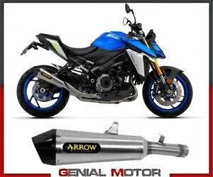 GL][Xg}t[ Arrow X-kone jN SUZUKI GSX-S 1000 2021 - 2022 Exhaust Muffler Arrow X-kone Nichrom SUZUKI GSX-S 1000 2021 - 2022