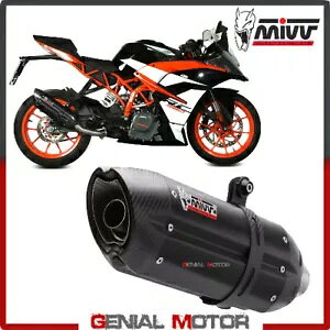 Mivv rC}t[ Suono ubNCmbNX ubNLbg KTM RC 390 2017 - 2019p Mivv Exhaust Muffler Suono Black Inox black kat for KTM RC 390 2017 - 2019