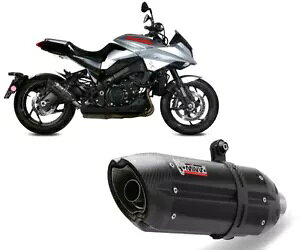 �}�t���[ �X���b�v�I�� �G�L�]�[�X�g Mivv SUONO �u���b�N �X�Y�L �J�^�i 2019 - 2023�p Muffler slip-on exhaust Mivv SUONO Black for SUZUKI Katana 2019 - 2023