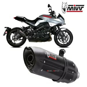 Mivv rC}t[ Suono ubN Inox kat SUZUKI GSX-S 1000 KATANA 2019 - 2023 Mivv Exhaust Muffler Suono Black Inox kat SUZUKI GSX-S 1000 KATANA 2019 - 2023