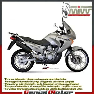 Mivv rC}t[ Suono ubNX`[ z_ Xlv 650 Transalp 2000 - 2004p Mivv Exhaust Muffler Suono Black Steel for Honda Xlv 650 Transalp 2000 - 2004