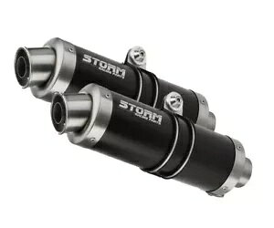 GL][XgXg[ Mivv bk }t[ I[oX`[ XYL GSX-R 1300  2008 - 2017 Exhaust Storm Mivv bk Mufflers Oval Steel Suzuki Gsx-r 1300 Hayabusa 2008 - 2017
