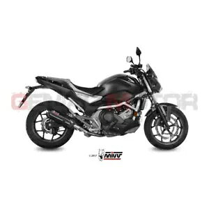 Mivv rC}t[ Suono ubN XeXX`[ z_ Nc 750 S X 2016 - 2023 Mivv Exhaust Muffler Suono Black Stainless Steel Honda Nc 750 S X 2016 - 2023