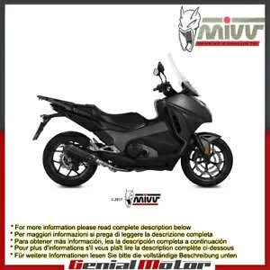 Mivv �r�C�}�t���[ Suono �u���b�N �X�e�����X�X�`�[�� �z���_ �C���e�O�� 750 2016 - 2018 Mivv Exhaust Muffler Suono Black Stainless Steel Honda Integra 750 2016 - 2018 �y���s�A���i�z