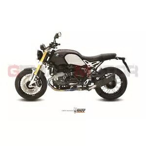 Mivv rC}t[ Suono ubN XeX| Bmw R Nine T 2014 - 2022p Mivv Exhaust Muffler Suono Black Stainless Steel for Bmw R Nine T 2014 - 2022