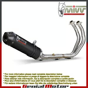 Mivv �R���v���[�g�G�L�]�[�X�g �I�[�o���J�[�{�� �J�[�{���L���b�v ���}�n�g���[�T�[ 700 2016 - 2018�p Mivv Complete Exhaust Oval Carbon Carbon Cap for Yamaha Tracer 700 2016 - 2018 �y���s�A���i�z