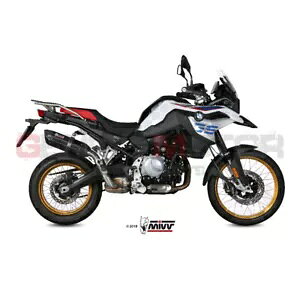Mivv �r�C�}�t���[ Suono �u���b�N �X�e�����X�| BMW F 850 GS 2018 - 2023�p Mivv Exhaust Muffler Suono Black stainless Steel for BMW F 850 GS 2018 - 2023 �y���s�A���i�z