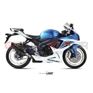 Mivv rC}t[ Suono ubN XeXX`[ XYL GSX-R 750 2011 - 2017 Mivv Exhaust Muffler Suono Black Stainless Steel Suzuki Gsx-R 750 2011 - 2017